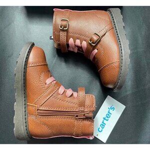 NWT Carter's Fashion Boots Baby Girls Size 5